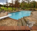 Custom Swimming Pool With Spa | Vilonia