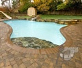 Custom Swimming Pool With Spa | Vilonia