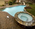 Custom Swimming Pool With Spa | Vilonia